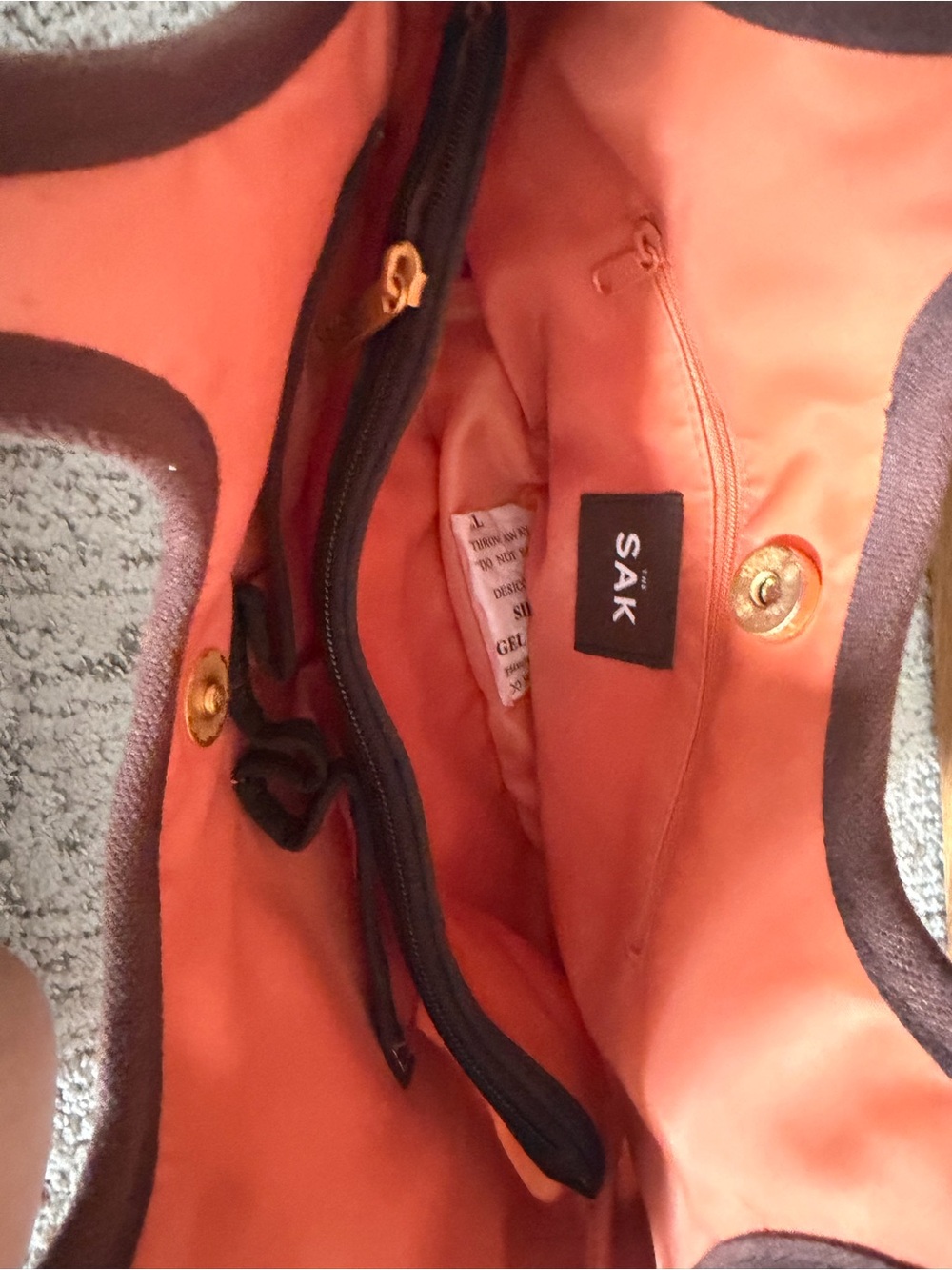 The Sak Cream and Brown Woven Boho Bag - Picture 4 of 4